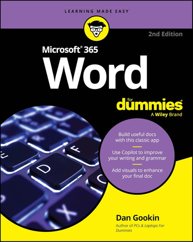 Microsoft 365 word for dummies - 365,