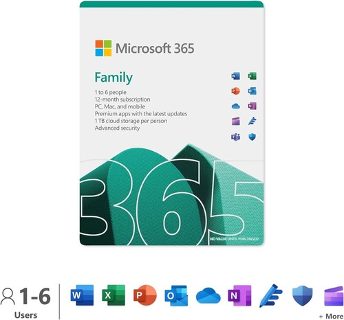Microsoft office 365 family - office,