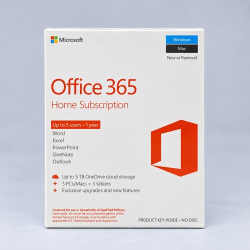 Microsoft office 365 - home, 1
